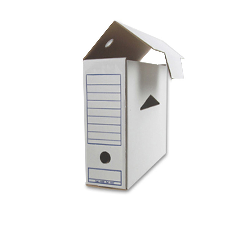Caja archivo Definitivo, de carton blanco por 0,90 € ud en pack de 5 uds
